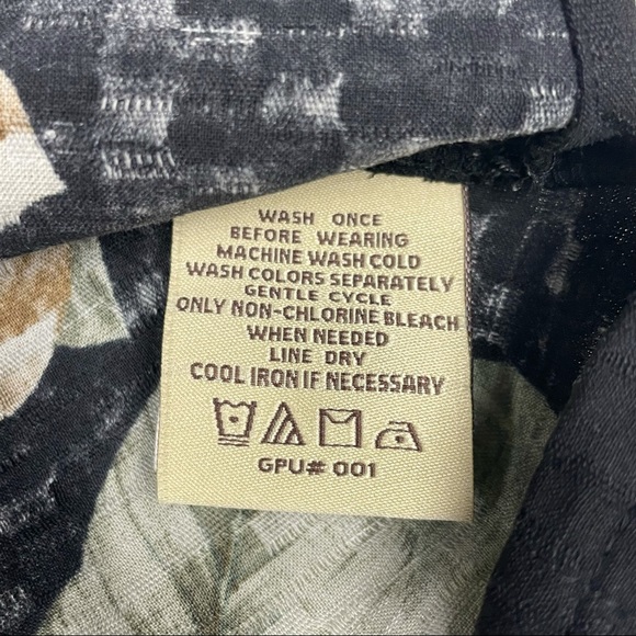 Jamaican Jaxx 100% Silk Hawaiian Shirt Large - Picture 6 of 7